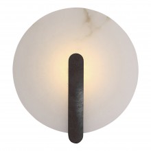 SL1195.401.01 Светильник настенный ST-Luce черный/алебастр LED 1*5W 3000K