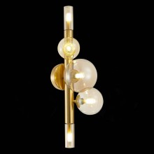 SL1509.201.05 Светильник настенный ST-Luce Золотистый/Коньячный G9 5*5W