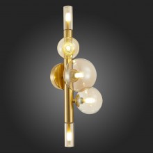 SL1509.201.05 Светильник настенный ST-Luce Золотистый/Коньячный G9 5*5W