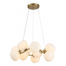 SL1519.303.12 Светильник подвесной ST-Luce Латунь/Белый G9 12*5W 4000K
