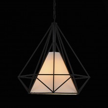 SL233.443.01 Светильник подвесной ST-Luce Черный/Черный, Белый E27 1*60W