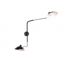 SL305.401.02 Светильник настенный ST-Luce Черный/Черный, Белый E27 2*60W