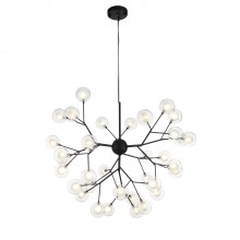 SL376.403.36 Светильник подвесной ST-Luce Черный/Прозрачный, Белый G4 LED 36*2W