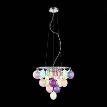 SL432.153.05 Светильник подвесной ST-Luce Хром/Разноцветный E27 5*60W