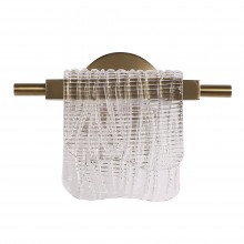 SL6021.201.06 Светильник настенный ST-Luce золотистый/прозрачный LED 1*6W 3000K