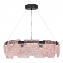 SL6021.403.54 Светильник подвесной ST-Luce черный/розовый LED 1*54W 3000K