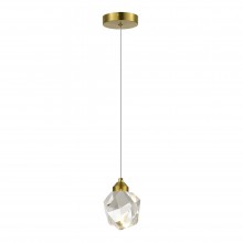 SL6114.203.01.1 Подвес ST-Luce Золотистый/Прозрачный LED 1*3W 3000K
