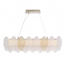 SL6135.233.01 Светильник подвесной ST-Luce золото/прозрачный, янтарный LED 1*24W 3000K