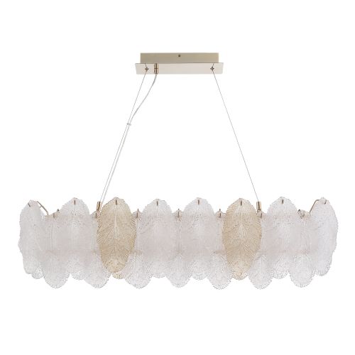 SL6135.233.01 Светильник подвесной ST-Luce золото/прозрачный, янтарный LED 1*24W 3000K