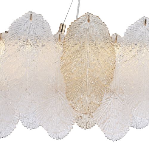SL6135.233.01 Светильник подвесной ST-Luce золото/прозрачный, янтарный LED 1*24W 3000K