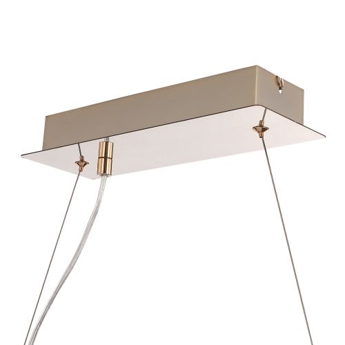 SL6135.233.01 Светильник подвесной ST-Luce золото/прозрачный, янтарный LED 1*24W 3000K
