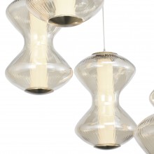 SL6136.233.01 Светильник подвесной ST-Luce золото/коньячный LED 1*28W 3000K