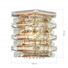 SL6137.201.02 Светильник настенный ST-Luce медь/прозрачный E14 2*40W