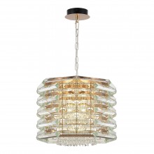 SL6137.203.08 Светильник подвесной ST-Luce медь/прозрачный E14 8*40W