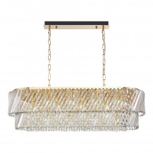 SL6138.303.14 Светильник подвесной ST-Luce латунь/прозрачный E14 14*40W