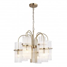 SL6145.303.09 Светильник подвесной ST-Luce латунь/прозрачный E14 9*40W