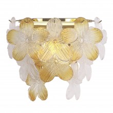 SL6240.201.02 Светильник настенный ST-Luce золотистый/Прозрачный, янтарный E14 2*60W