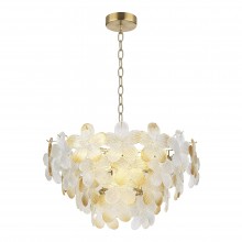 SL6240.203.12 Светильник подвесной ST-Luce золотистый/Прозрачный, янтарный E14 12*60W