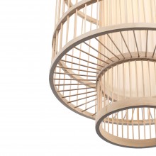 SL6241.523.01 Светильник подвесной ST-Luce Древесный/Белый E27 1*40W