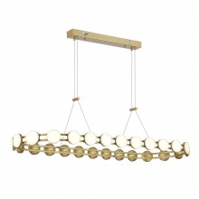 SL6610.203.26 Светильник подвесной ST-Luce золотистый/белый LED 1*50W 4000K