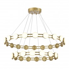 SL6610.203.36 Светильник подвесной ST-Luce золотистый/белый LED 1*70W 4000K