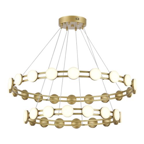 SL6610.203.36 Светильник подвесной ST-Luce золотистый/белый LED 1*70W 4000K