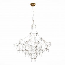 SL797.203.114 Люстра подвесная ST-Luce Золотистый, Прозрачный LED 114*0,45W 3000K