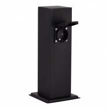 SL9012.405.00 Столб уличный 2 розетки ST-Luce черный 3500W