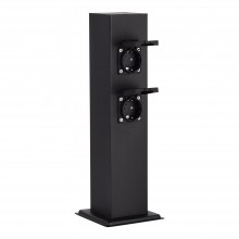 SL9012.415.00 Столб уличный 4 розетки ST-Luce черный 3500W