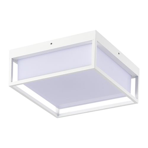 SL9517.502.01 Светильник уличный потолочный ST-Luce белый/белый LED 1*20W 3000K/4000K/5000K