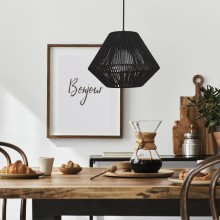 SLE6025-403-01 Светильник подвесной черный/черный E27 1*40W