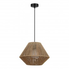 SLE6025-603-01 Светильник подвесной бежевый/черный E27 1*40W