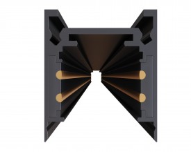 ST1003.429.00 Шинопровод магнитный накладной ST-Luce Черный Длина 2 000мм
