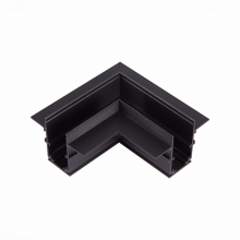 ST1007.429.12 Угол-соединитель для встраиваемого магнитного шинопровода под ГКЛ 12мм ST-Luce Черный