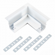ST1007.529.12 Угол-соединитель для встраиваемого магнитного шинопровода под ГКЛ 12мм ST-Luce Белый