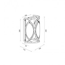 Бра Vele Luce VL3153W01