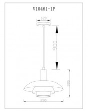 Подвесной светильник Moderli V10461-1P