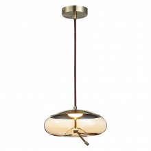 SL6108.303.01 Люстра подвесная ST-Luce Бронза/Янтарный LED 1*10W 3000K