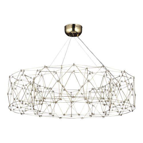 SL6602.203.72 Светильник подвесной ST-Luce Золотистый/Прозрачный LED 1*72W 4000K