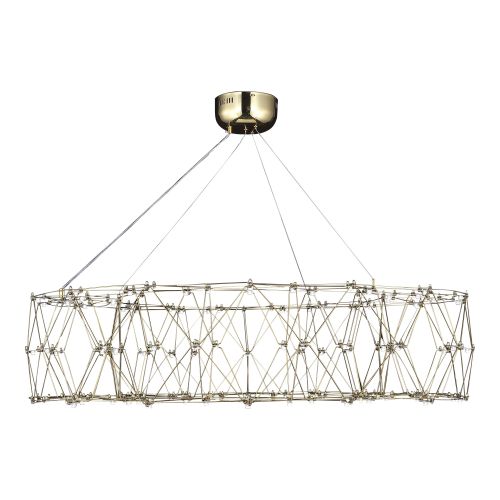 SL6602.203.72 Светильник подвесной ST-Luce Золотистый/Прозрачный LED 1*72W 4000K