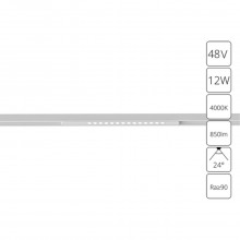 Магнитный трековый светильник Arte Lamp OPTIMA A7266PL-1WH