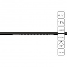 Магнитный трековый светильник Arte Lamp OPTIMA A7267PL-1BK