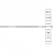 Магнитный трековый светильник Arte Lamp OPTIMA A7283PL-1WH