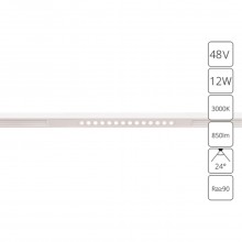 Магнитный трековый светильник Arte Lamp OPTIMA A7286PL-1WH