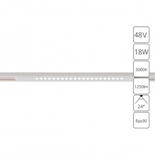 Магнитный трековый светильник Arte Lamp OPTIMA A7287PL-1WH