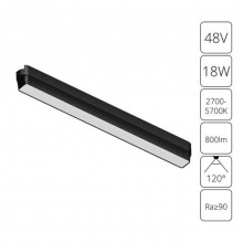 Магнитный трековый светильник Arte Lamp RAPID SMART A2968PL-1BK