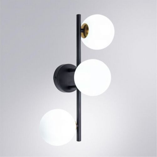 Настенно-потолочный светильник Arte Lamp GEMINI A2243PL-3BK