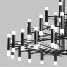 Подвесная люстра Arte lamp EMPIRE A2482SP-84BK