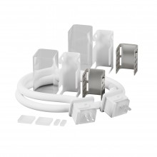 Двусторонний коннектор питания с проводом (30 см) для гибкого неона 17x12 мм 432013