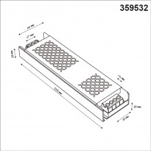 359532 NT Драйвер 400Вт 48В IP20 DRIVE